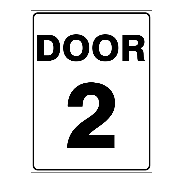 Custom Text Sign Portrait