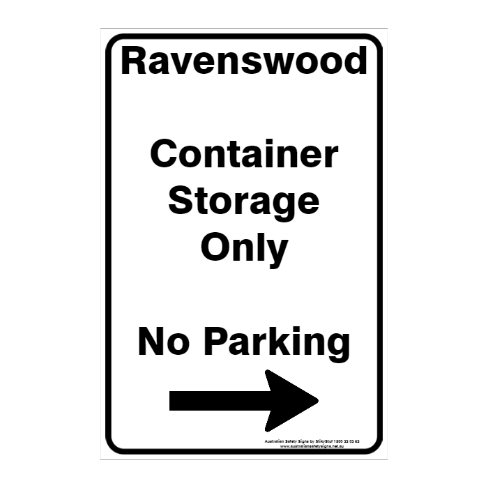 CUSTOM PARKING SIGN