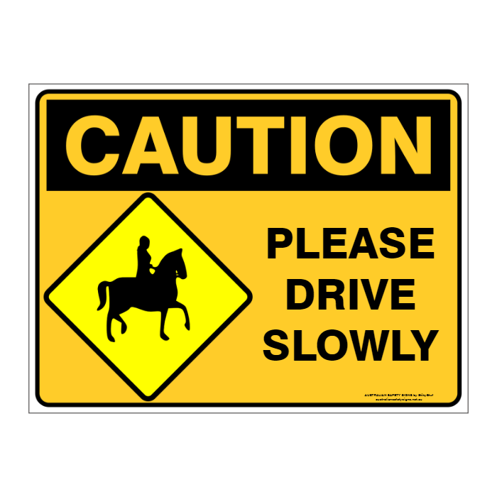 Custom Text Caution Sign