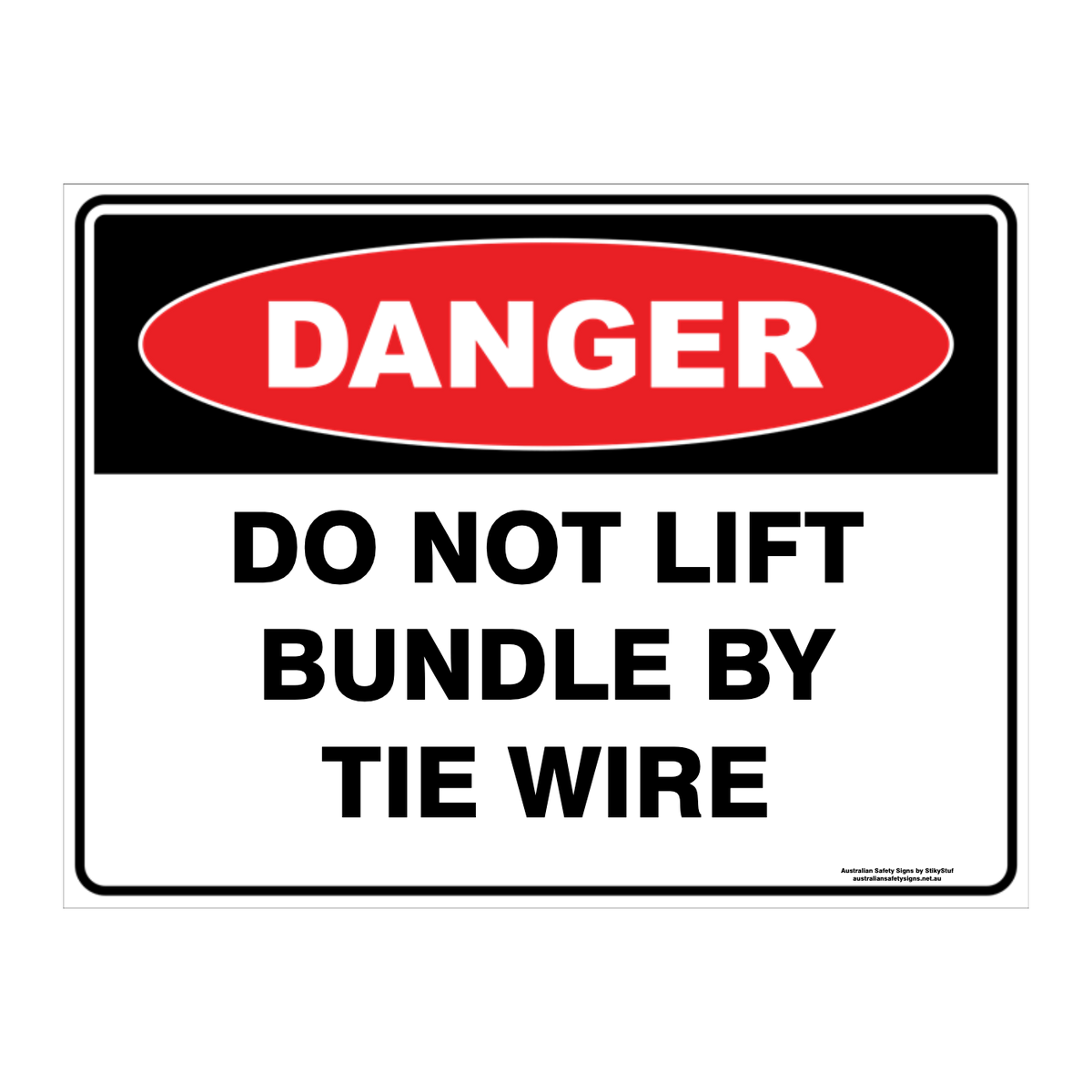 Danger Custom Text Sign