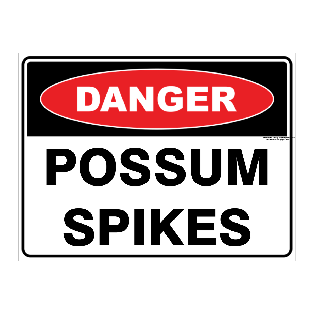 Danger Custom Text Sign