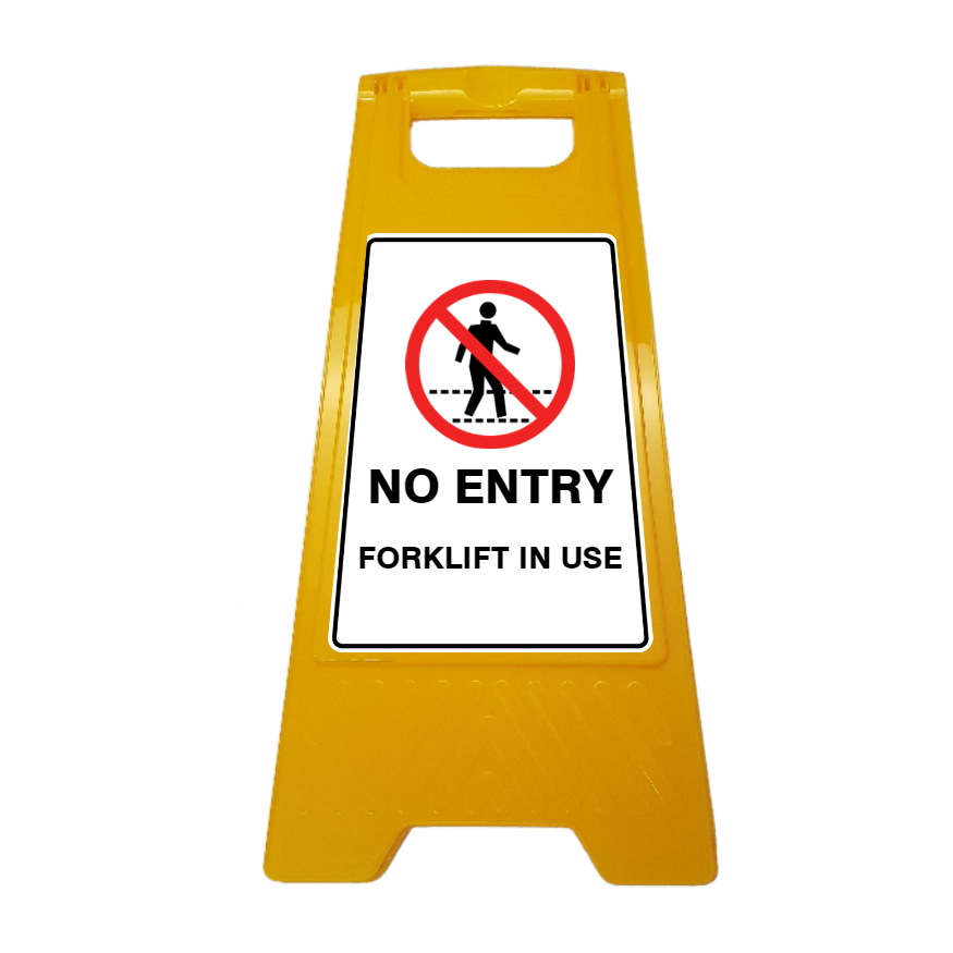 New CUSTOM Your Text Here A-Frame Floor Stand