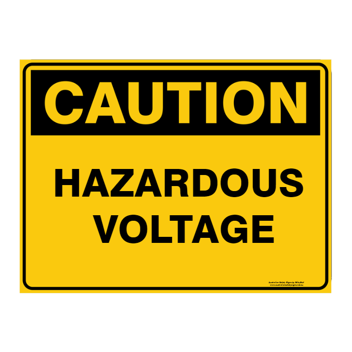 Custom Text Caution Sign