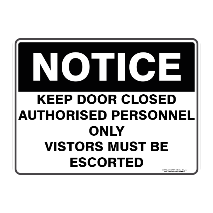 NOTICE CUSTOM TEXT SIGN