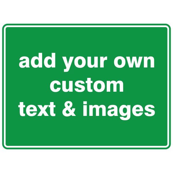 Create Custom Emergency Sign Custom Text Emergency Sign - Australian Safety Signs