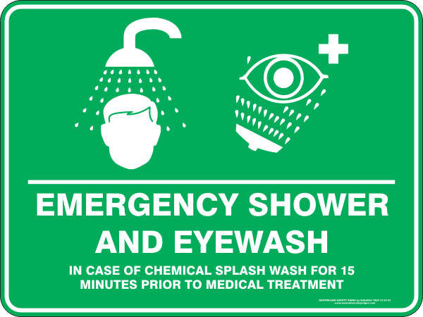 EMERGENCY SHOWER AND EYEWASH