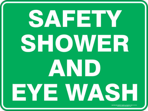 SAFETY SHOWER AND EYE WASH