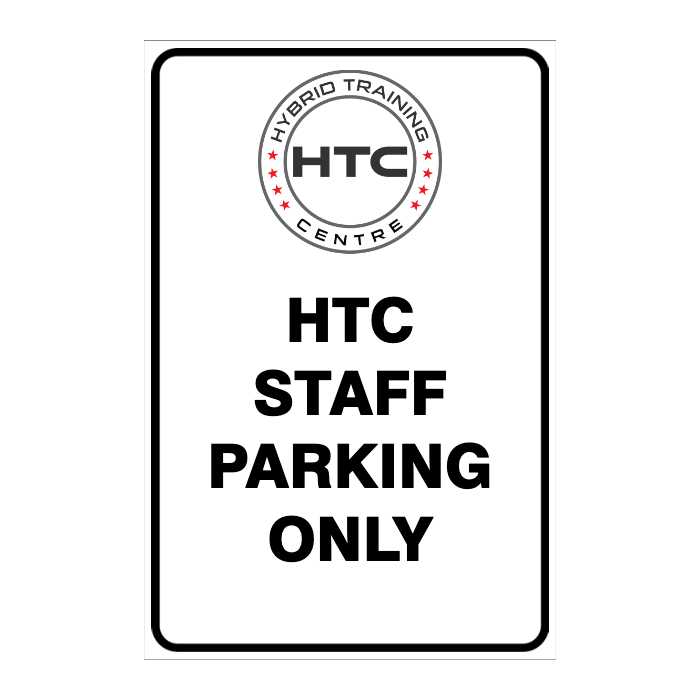 CUSTOM PARKING SIGN