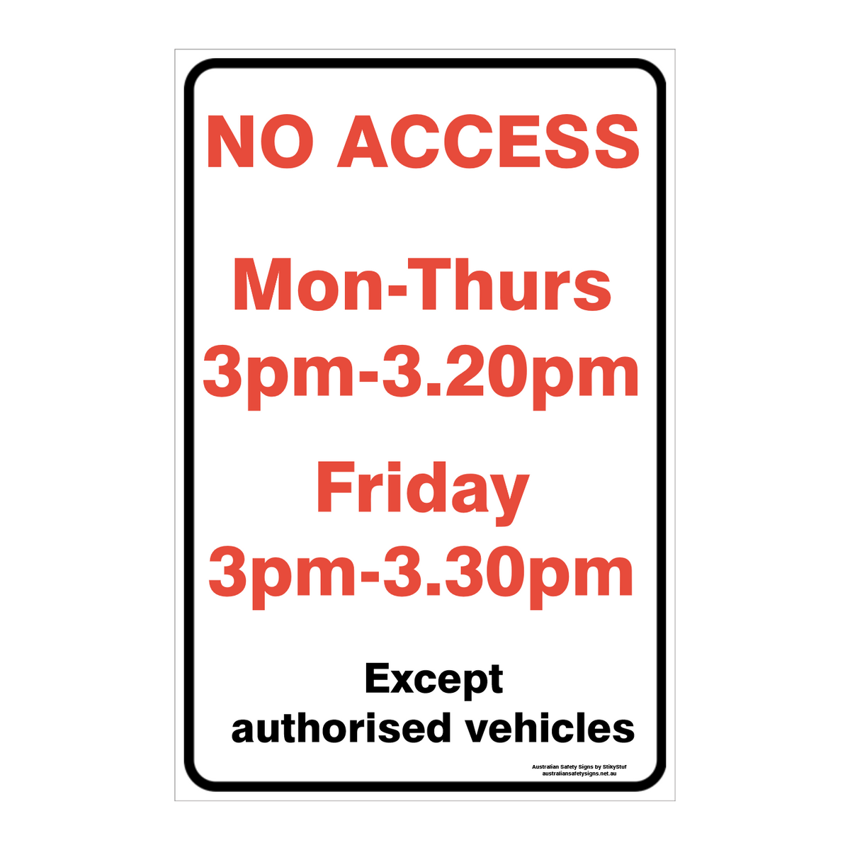 CUSTOM PARKING SIGN