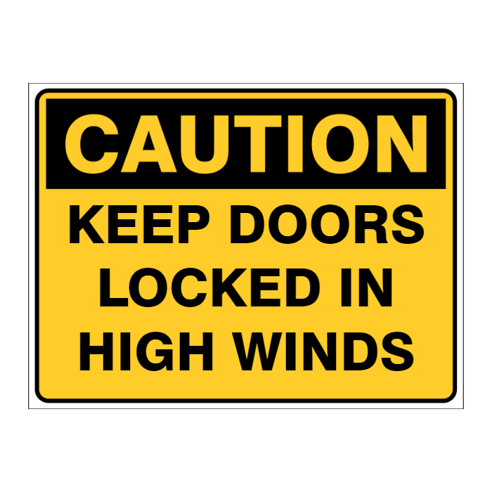 Custom Text Caution Sign