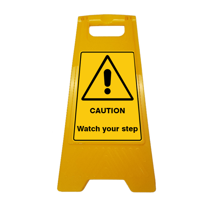 New CUSTOM Your Text Here A-Frame Floor Stand