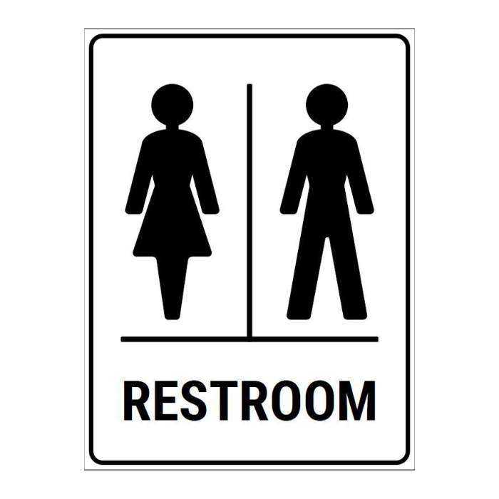 Custom Text Sign Portrait