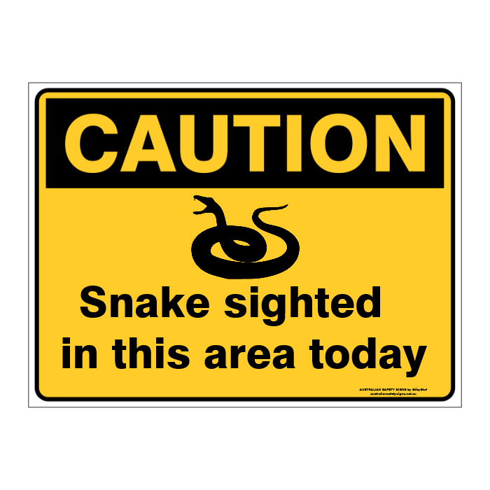 Custom Text Caution Sign