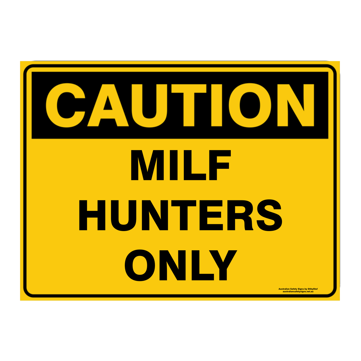 Custom Text Caution Sign