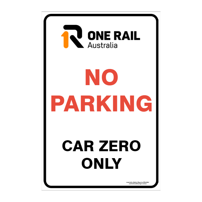 CUSTOM PARKING SIGN
