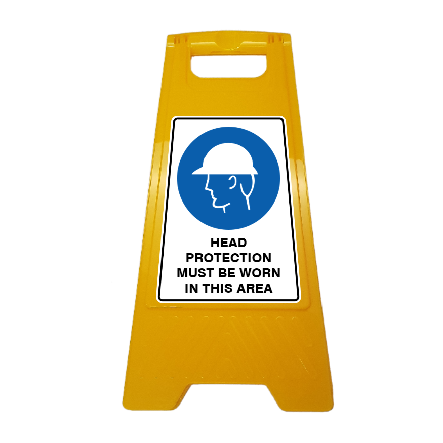 New CUSTOM Your Text Here A-Frame Floor Stand