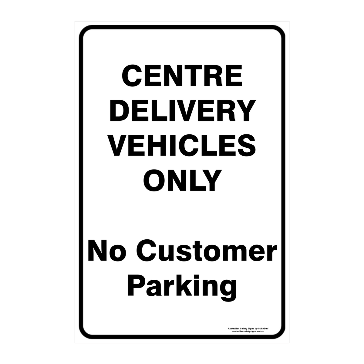 CUSTOM PARKING SIGN