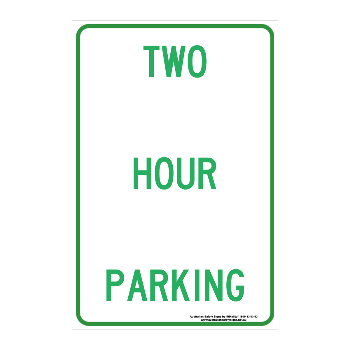 CUSTOM PARKING SIGN