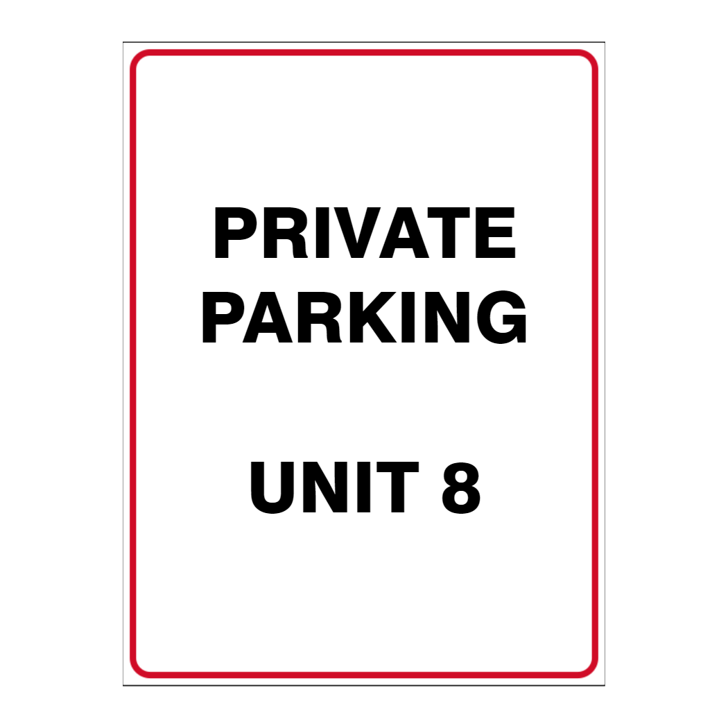 Custom Text Sign Portrait