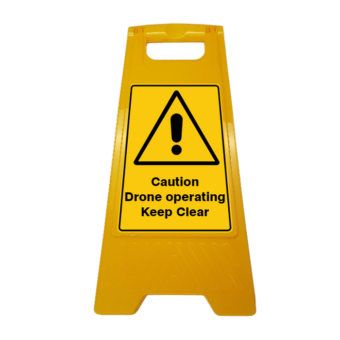 New CUSTOM Your Text Here A-Frame Floor Stand