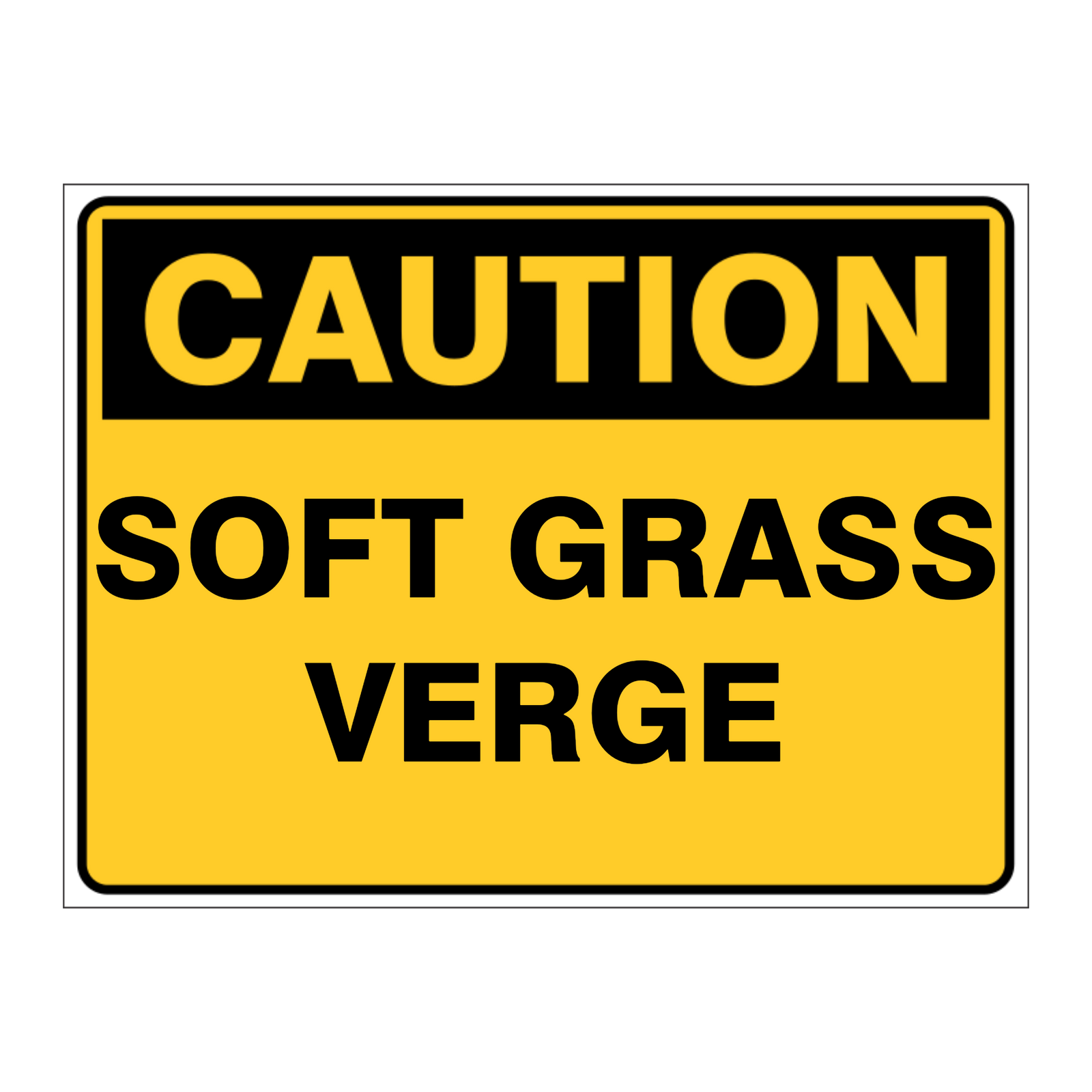Custom Text Caution Sign