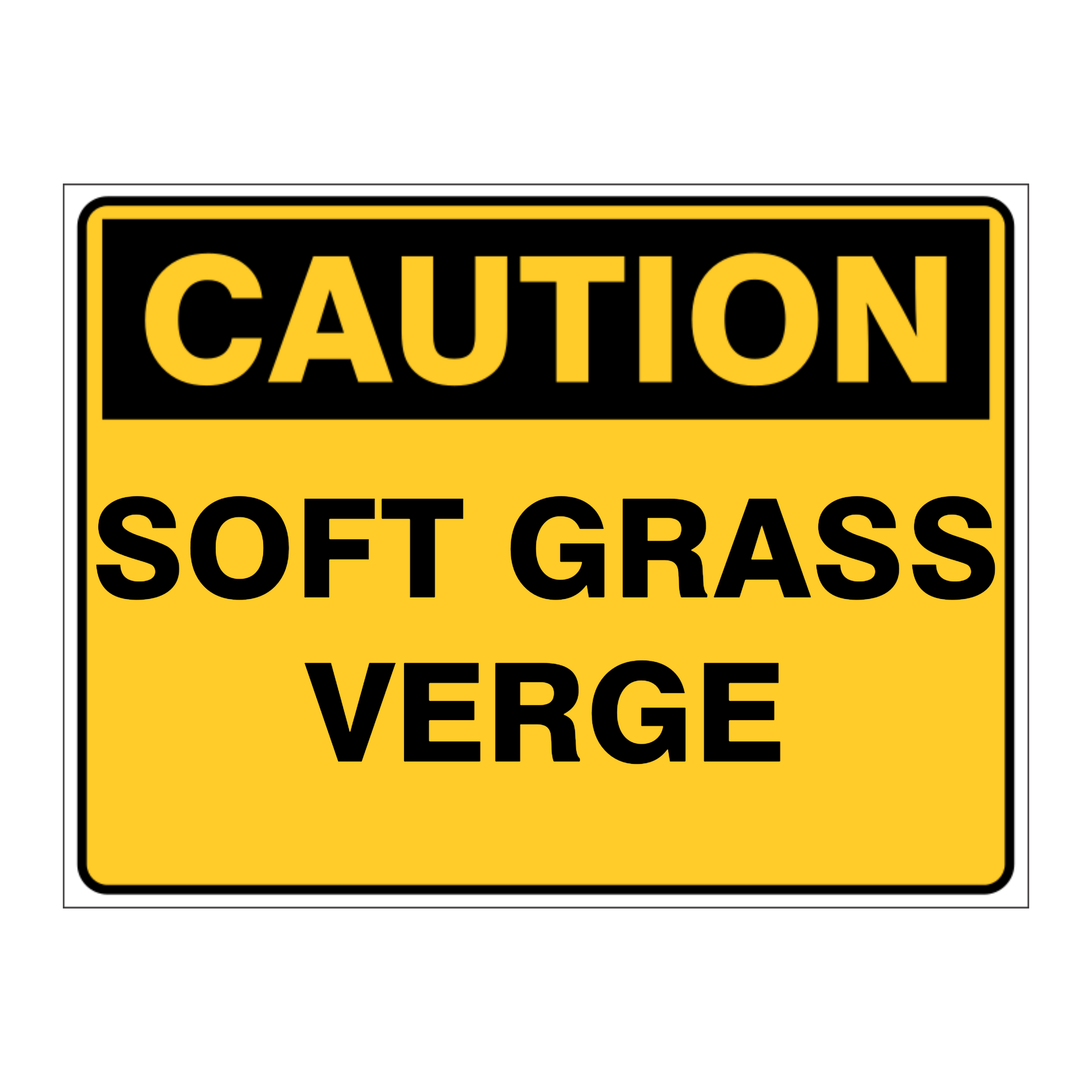 Custom Text Caution Sign