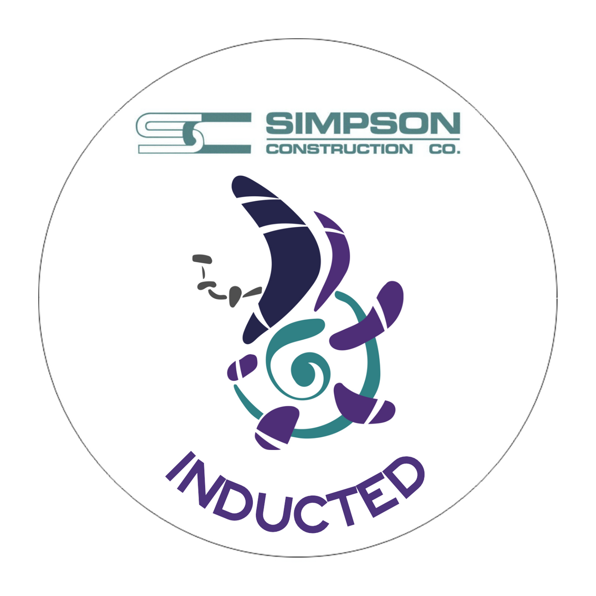 CUSTOM HARD HAT STICKER Australian Safety Signs