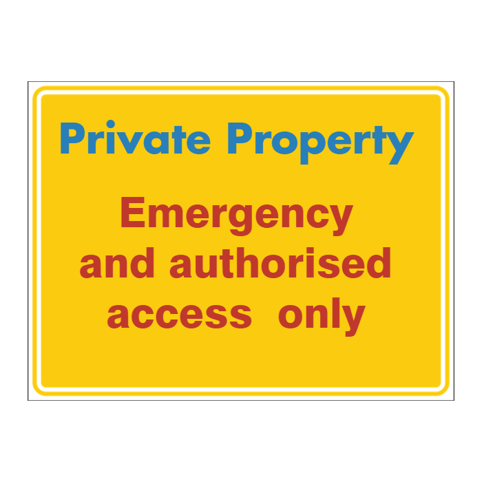 Custom general sign