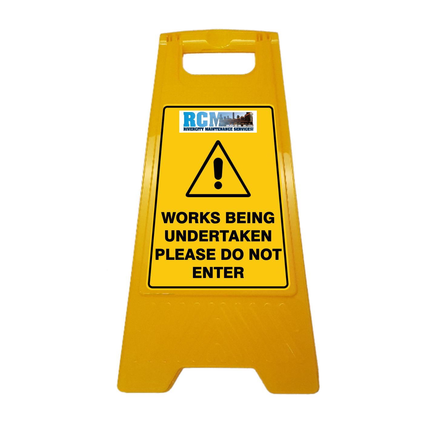 New CUSTOM Your Text Here A-Frame Floor Stand