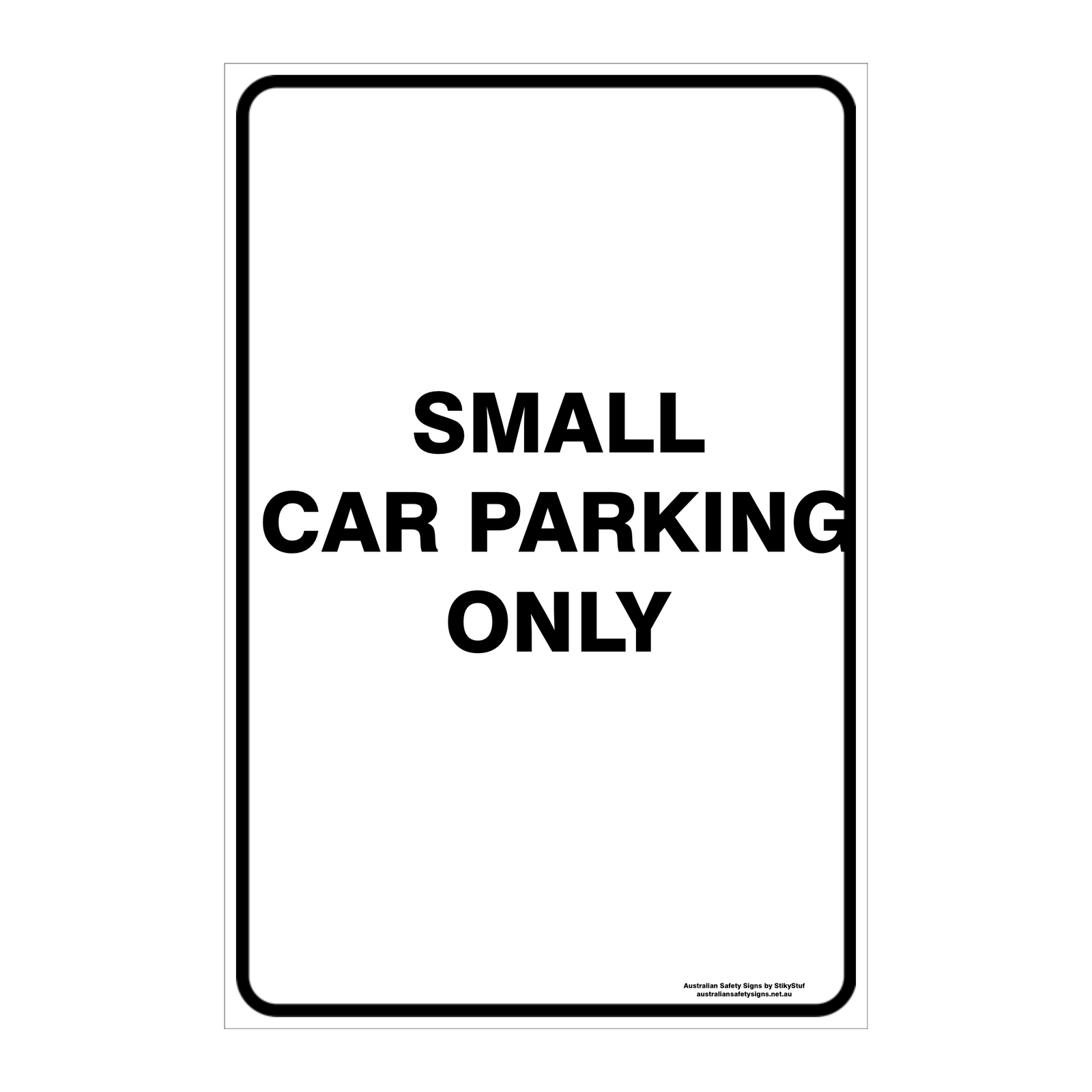 CUSTOM PARKING SIGN