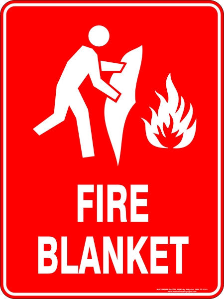 FIRE BLANKET Australian Safety Signs