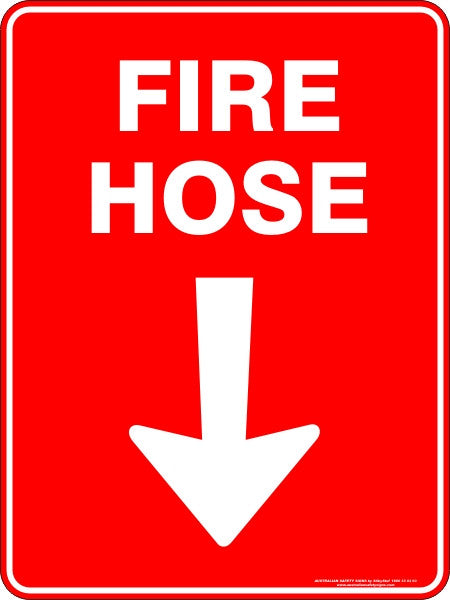 FIRE HOSE ARROW DOWN