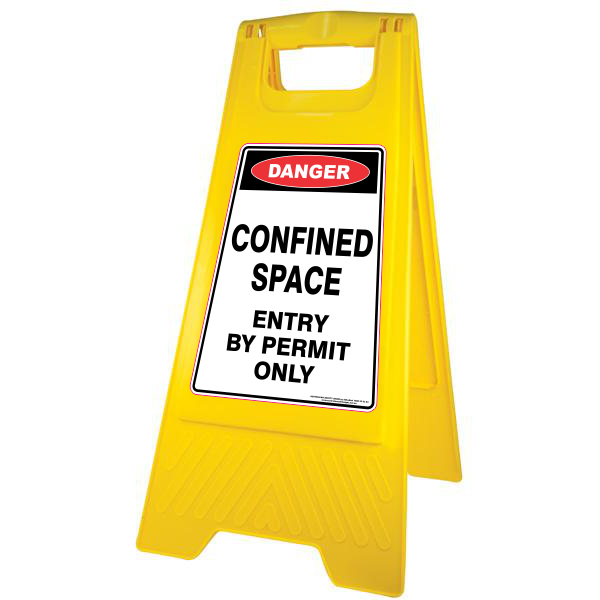 Confined Space Entry by Permit Only - A-FRAME