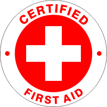 CERTIFIED FIRST AID RED