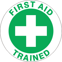 FIRST AID TRAINED