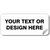 Custom Rectangle Hard Hat Sticker