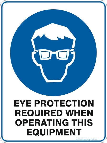 EYE PROTECTION REQUIRED WHEN OPERATING THIS EQUIPMENT - Australian ...