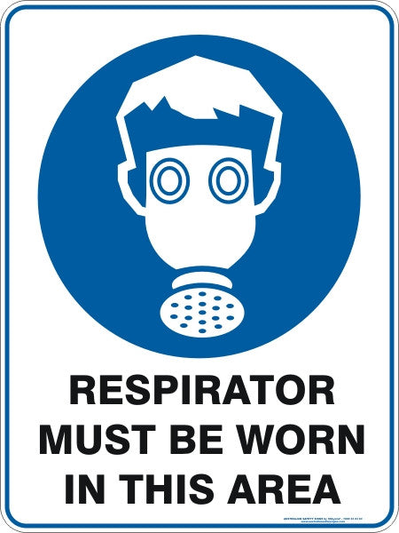 RESPIRATOR MUST BE WORN IN THIS AREA