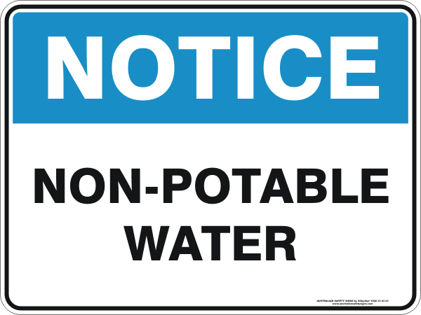 NON POTABLE WATER