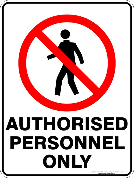 AUTHORISED PERSONNEL ONLY