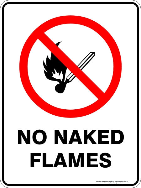 NO NAKED FLAMES