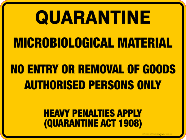 QUARANTINE - Microbiological Material QC2