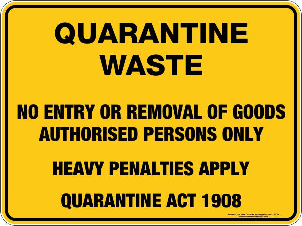 QUARANTINE WASTE