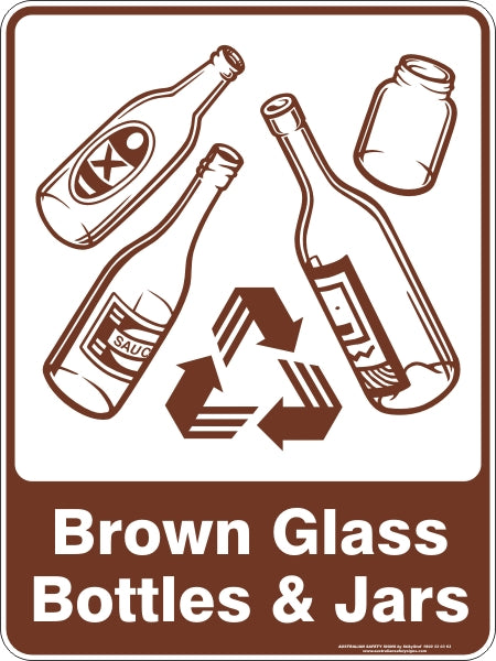 BROWN GLASS BOTTLES &amp; JARS