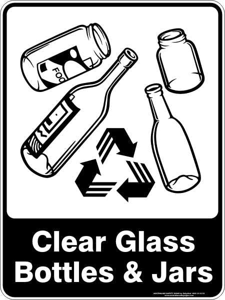 CLEAR GLASS BOTTLES & JARS