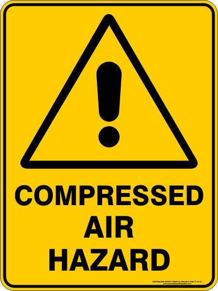 COMPRESSED AIR HAZARD