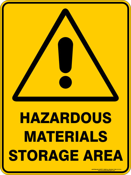 HAZARDOUS MATERIALS STORAGE AREA